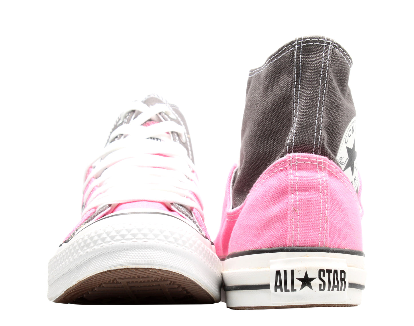 Converse Chuck Taylor All Star Layer Up Pink/Charcoal Grey High Top Sneakers 111088