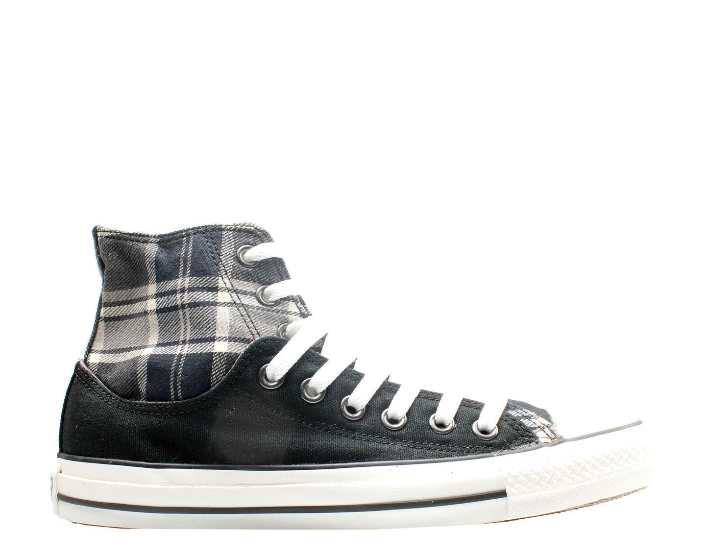 Converse Chuck Taylor All Star Layer Up Plaid Black/Grey High Top Sneakers 111159