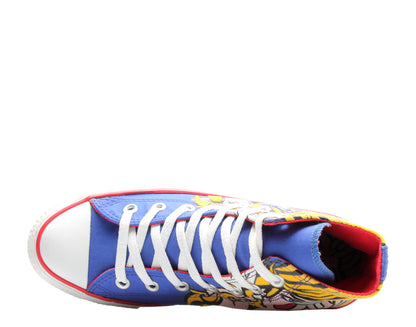 Converse Chuck Taylor All Star Pop-Art Print Royal/Yellow High Top Sneakers 113848