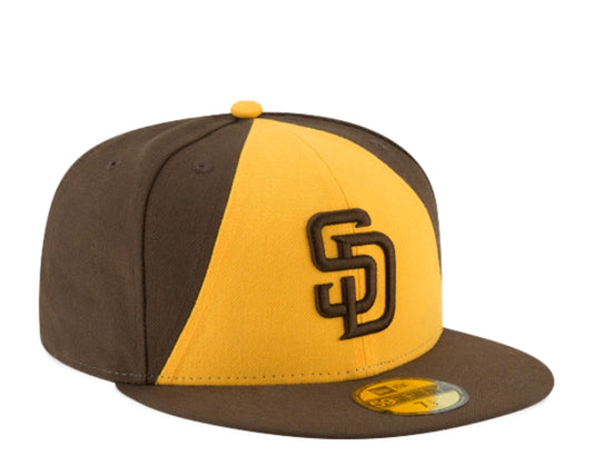 New Era 59Fifty MLB San Diego Padres 2017 Alternate 2 Brown Fitted Hat 11451907