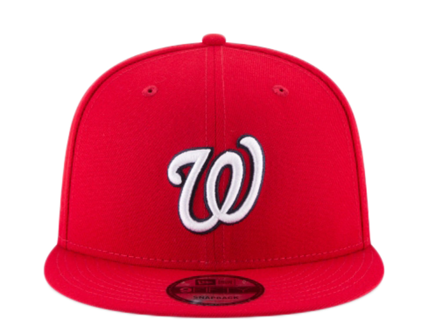 New Era 9Fifty MLB Washington Nationals Basic Red Snapback Hat 11590989