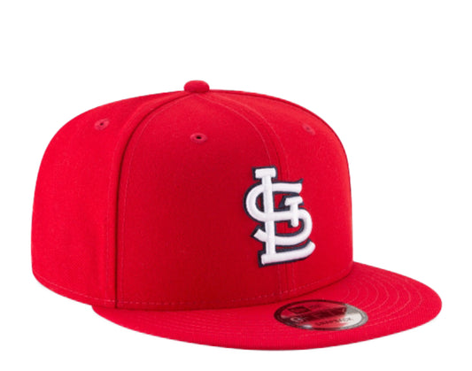 New Era 9Fifty MLB St. Louis Cardinals Basic Red/White Snapback Hat 11591001