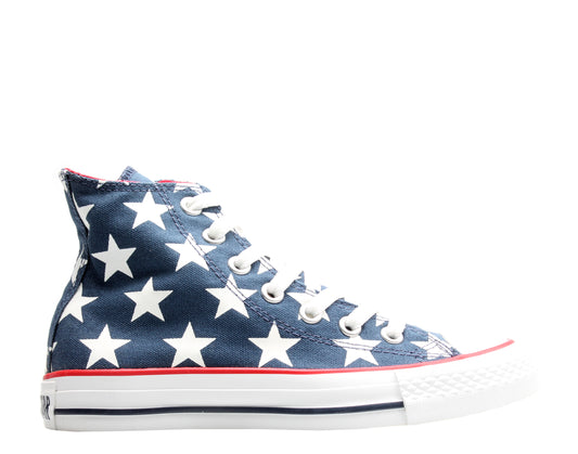Converse Chuck Taylor All Star Print American Flag Denim/White High Top Sneakers 117325