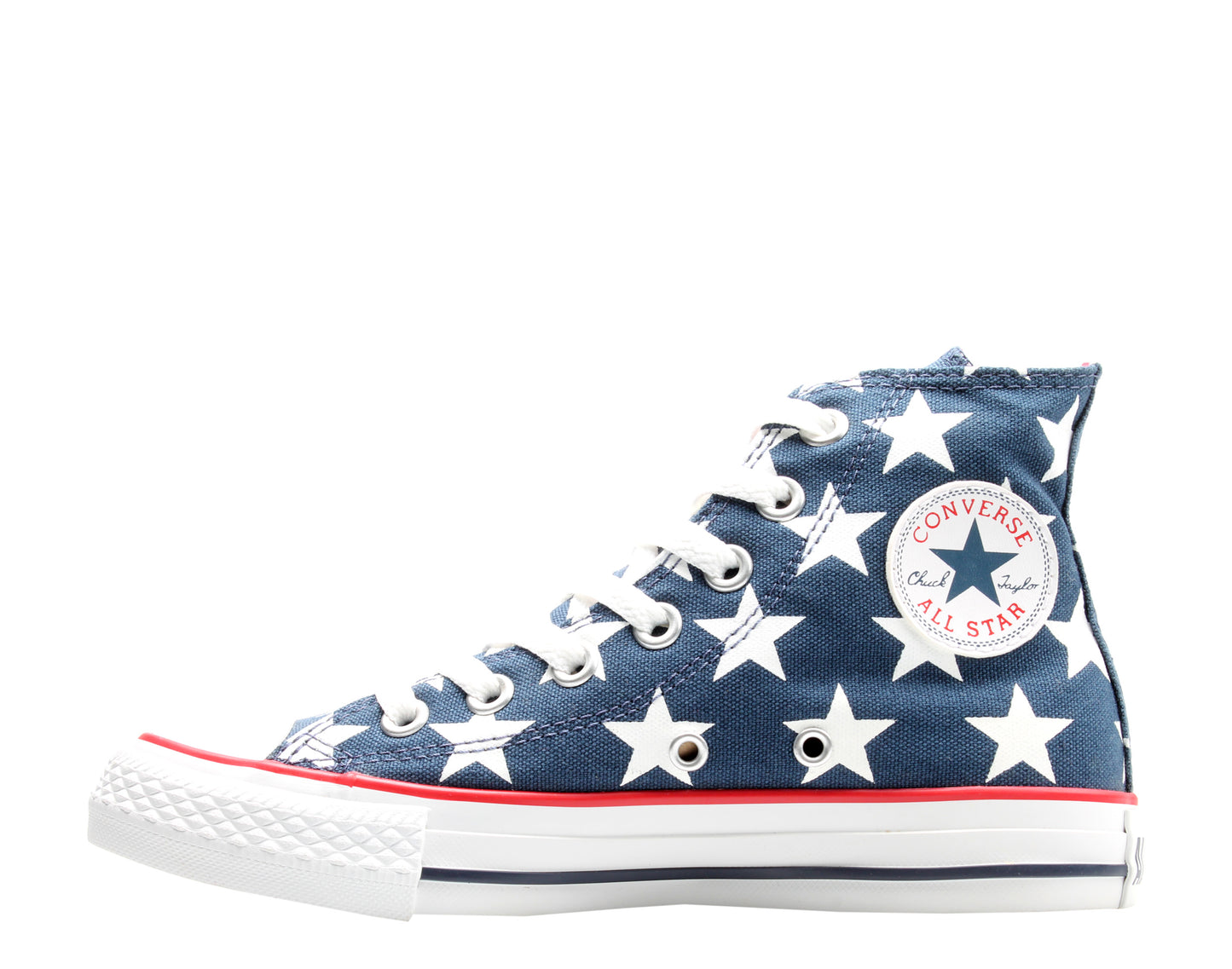 Converse Chuck Taylor All Star Print American Flag Denim/White High Top Sneakers 117325