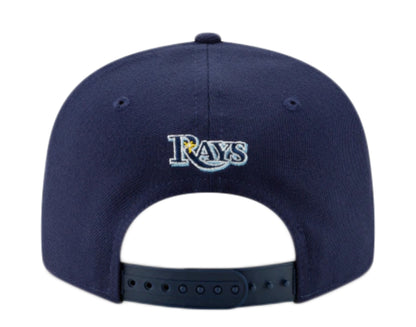 New Era 9Fifty MLB Tampa Bay Rays Cooperstown Basic Navy Snapback Hat 11838819