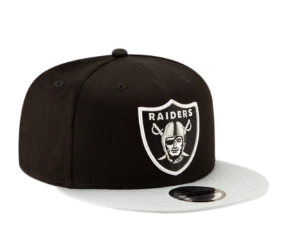 New Era 9Fifty NFL Las Vegas Raiders 2-Tone Black/Grey Snapback Hat 11872959
