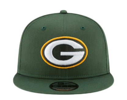 New Era 9Fifty NFL Green Bay Packers Basic Green/Yellow Snapback Hat 11873003