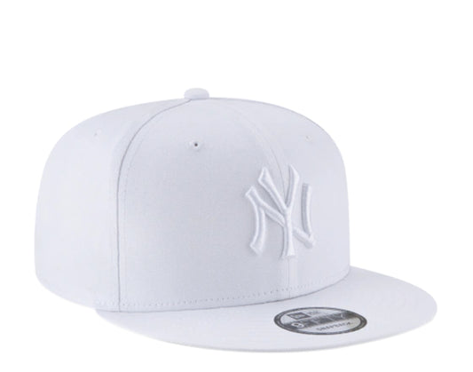 New Era 9Fifty MLB New York Yankees White Basic Snapback Hat 11941919