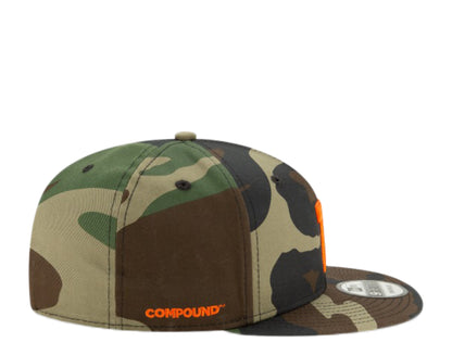 New Era X Compound 9Fifty - 7 - Camo/Orange Snapback Hat 12485831