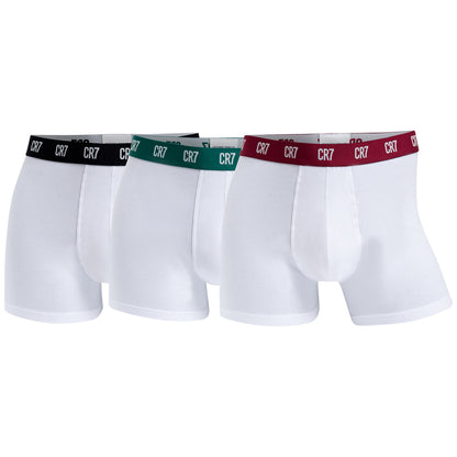 Cristiano Ronaldo CR7 3-Pack Boxer Briefs White Underwear 8100-49-2697