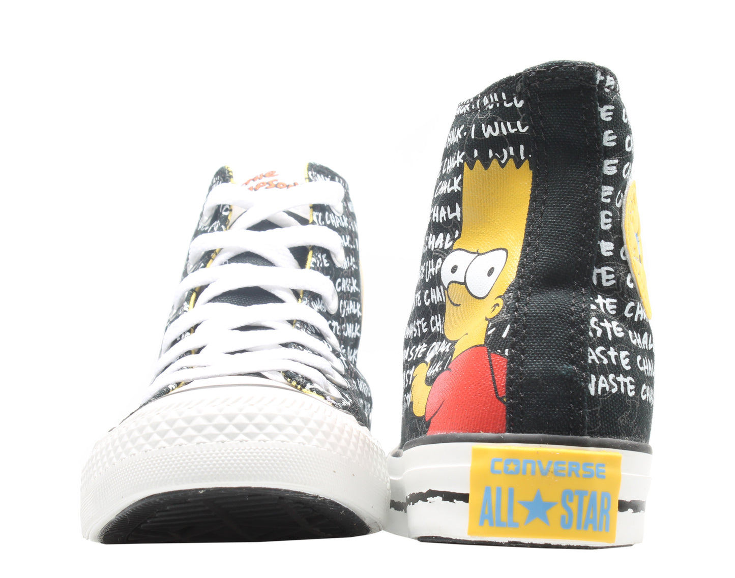 Converse Chuck Taylor All Star The Simpsons Bart Black High Top Sneakers 141390C