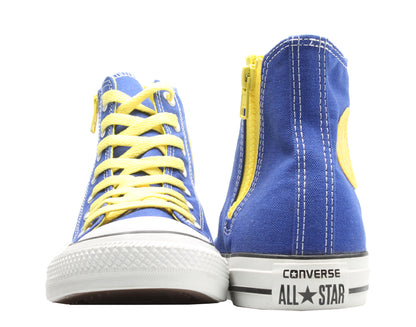 Converse Chuck Taylor All Star Side Zip Radio Blue/Yellow High Top Sneakers 142295C