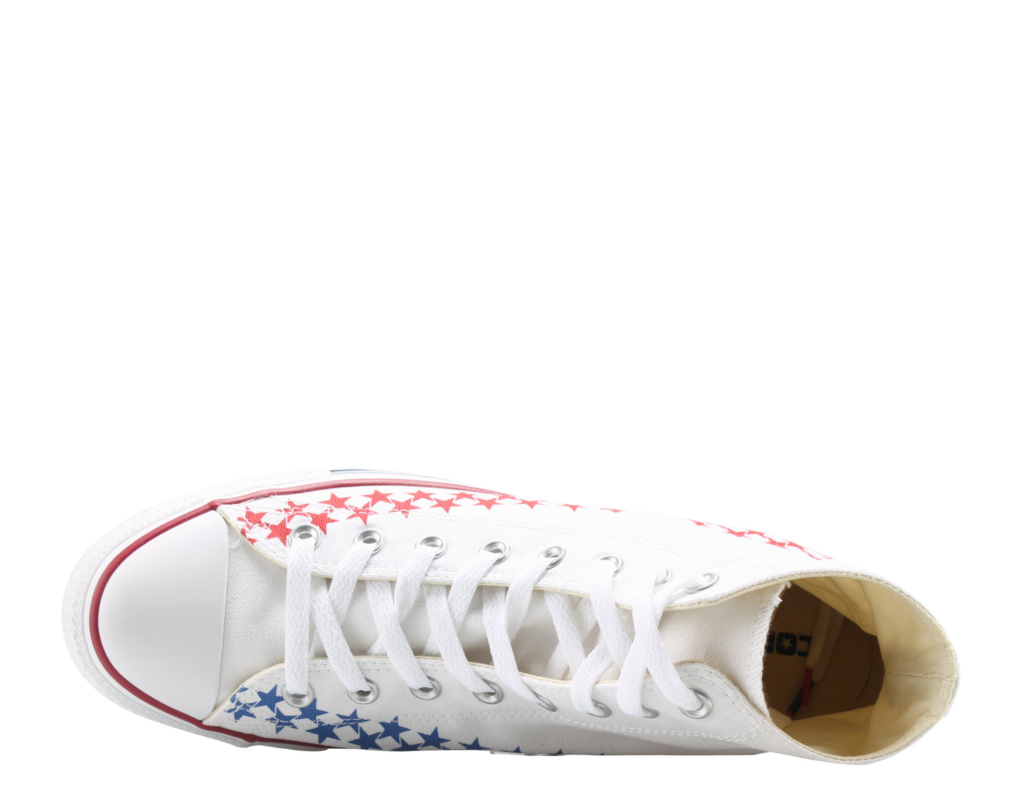 Converse Chuck Taylor All Star White/Blue/Red High Top Sneakers 151015F