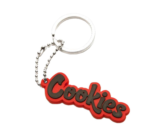 Cookies Original Logo Thin Mint Red/Black Keychain 1536A3339-RED