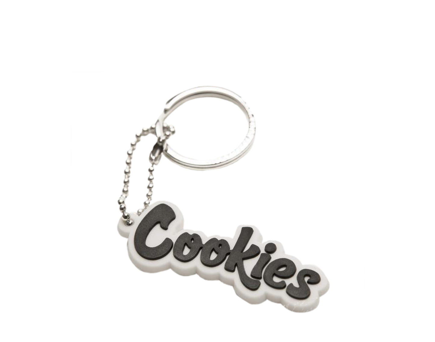 Cookies Original Logo Thin Mint White/Black Keychain 1536A3339-WHT