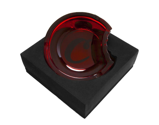 Cookies C-Bite Glass Ashtray Red 1536A3351-RED