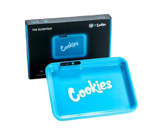 Cookies V3 Glowtray Blue Glow LED Rolling Tray 1536A3452-BLU