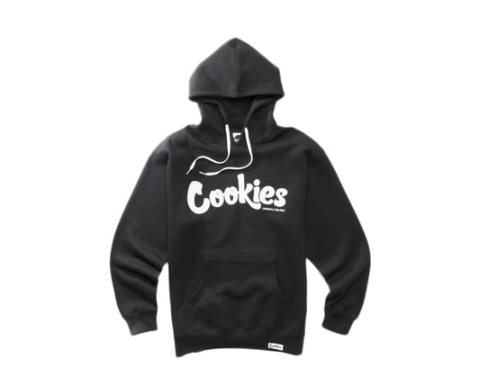 Cookies Original Logo Thin Mint Fleece Black/White Men's Hoodie 1536H3320-BKW