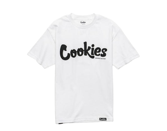 Cookies Original Logo Thin Mint White/Black Men's Tee Shirt 1536T3318-WHB
