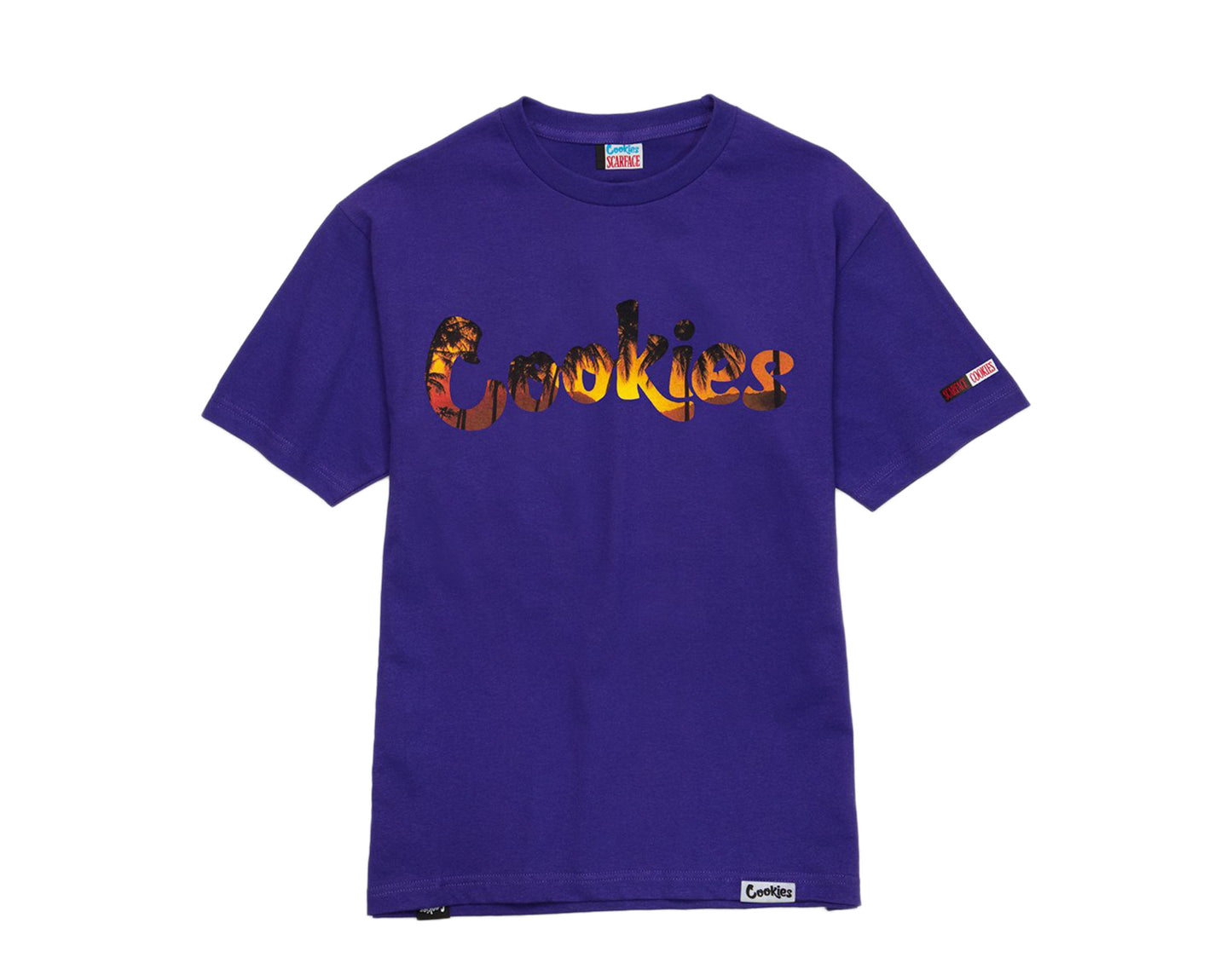 Cookies x Scarface Tropical Sunset Purple Men's Tee Shirt 1536T3417-PUR