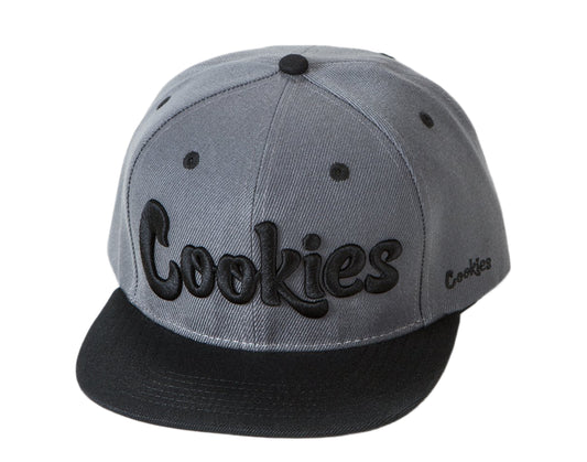 Cookies Original Logo Thin Mint Snapback Grey/Black Men's Cap 1536X3322-HCB