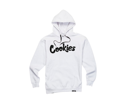 Cookies Original Logo Thin Mint Fleece White/Black Men's Hoodie 1538H3503-WHB