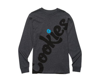 Cookies Erry'Body Eats Long Sleeve Knit Charcoal/Black Men's Shirt 1538K3442-CHA