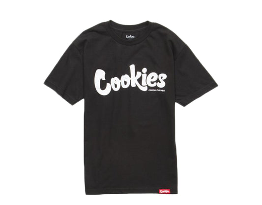 Cookies Original Logo Thin Mint Black/White Men's Tee Shirt 1538T3500-BKW
