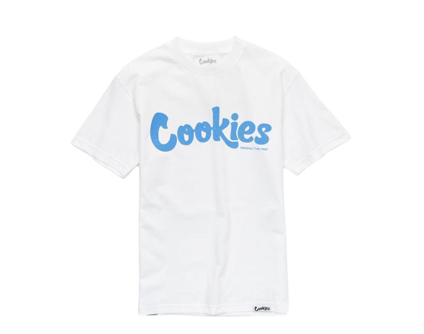 Cookies Original Logo Thin Mint White/Blue Men's Tee Shirt 1538T3500-WCB
