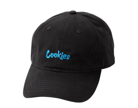 Cookies Original Logo Thin Mint Black/Blue Dad Hat 1538X3504-BKB