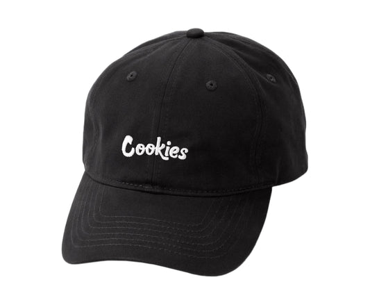 Cookies Original Logo Thin Mint Black/White Dad Hat 1538X3504-BKW