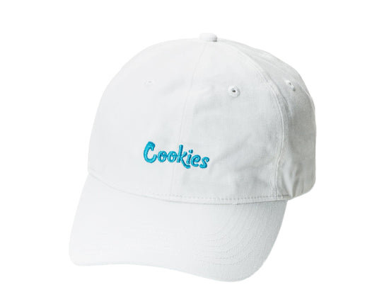 Cookies Original Logo Thin Mint White/Blue Dad Hat 1538X3504-WCB