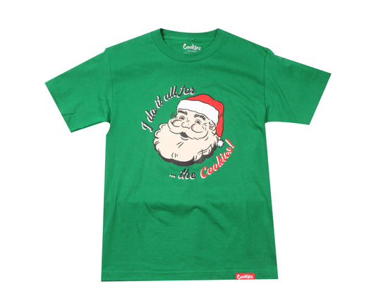 Cookies Santa Baby Kelly Green Men's Tee Shirt 1539T3585-KLR