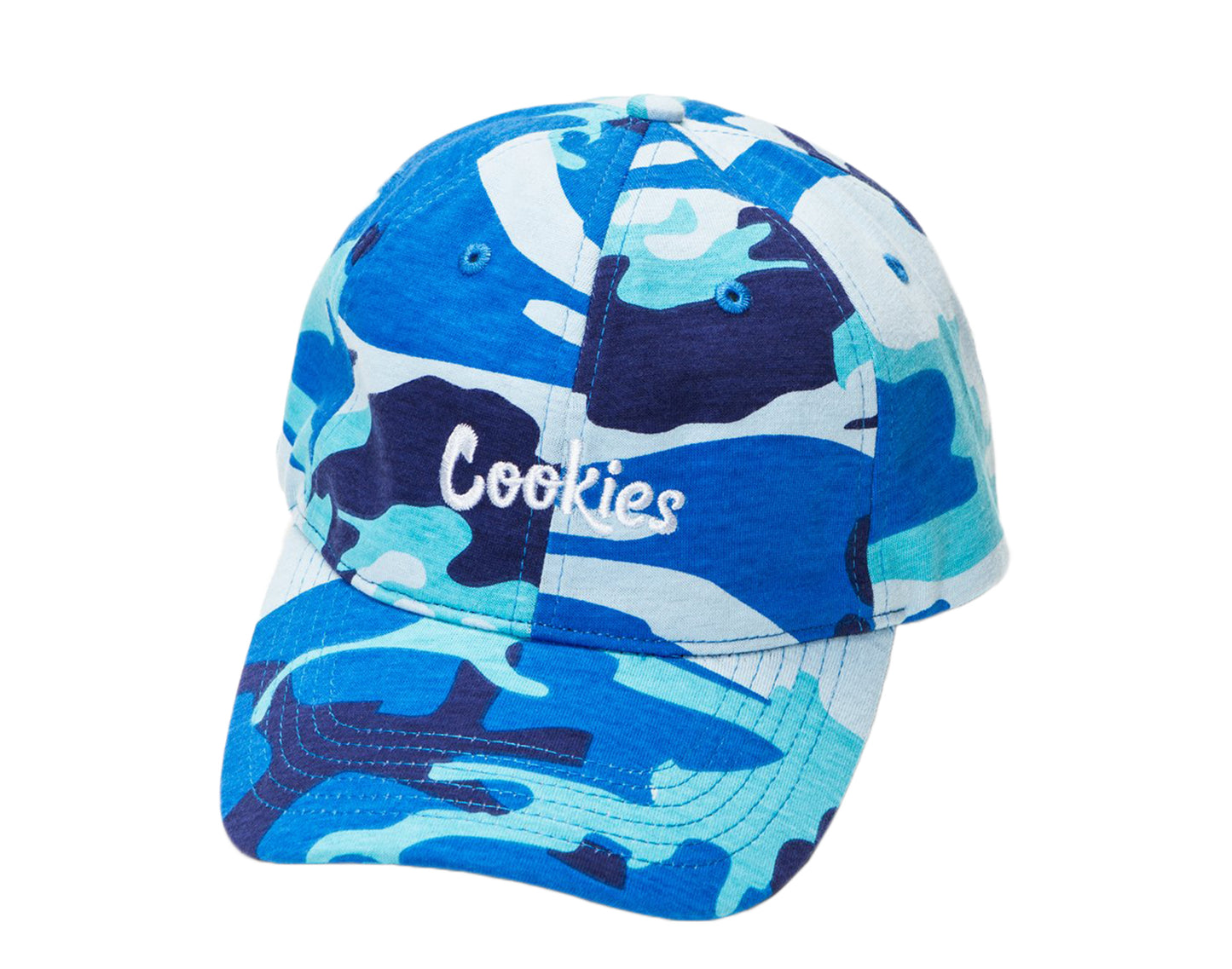 Cookies Battalion Multi Camo Blue Dad Hat 1539X3557-BLC