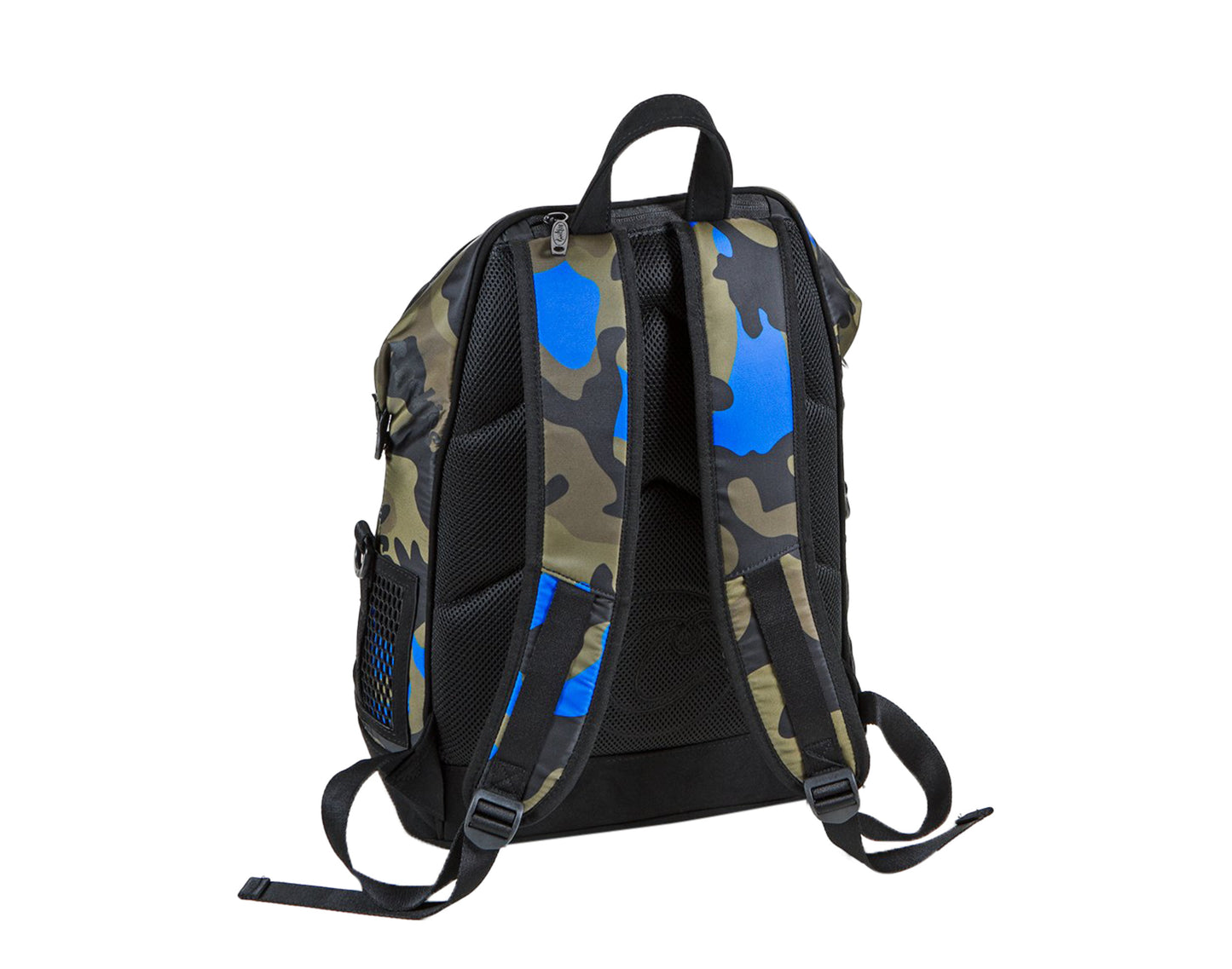 Cookies Luxe Satin Smell Proof Repeated Logo Blue Camo Backpack 1540-A3773-BLC