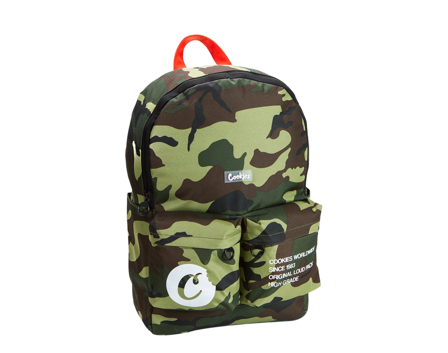 Cookies Orion Canvas Smell Proof Green Camo Backpack 1540A3775-GRC