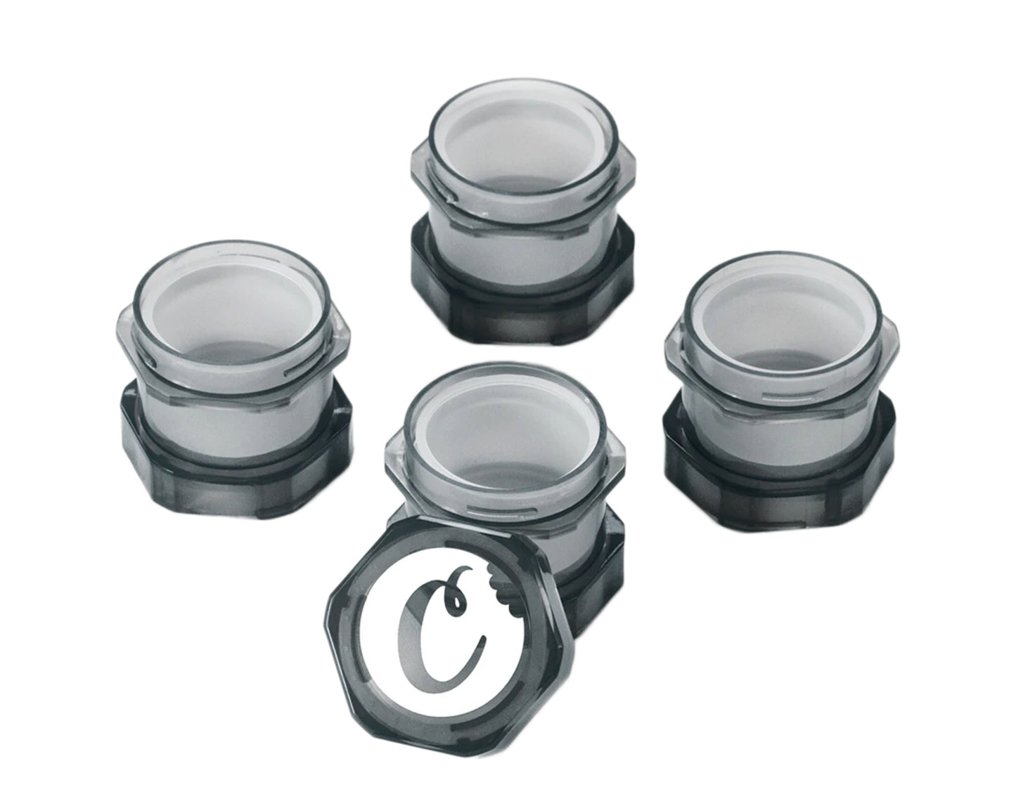 Cookies V2 Mini Stackable Plastic Storage Jar Smoke Grey 1540A3807-SMK