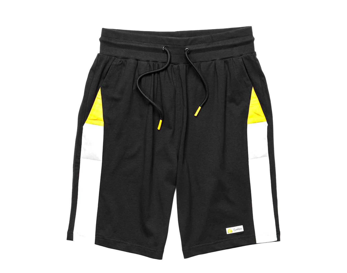 Cookies Montecito Cotton Jersey 3M Knit Black/Yellow Men's Shorts 1540B3641-BLK