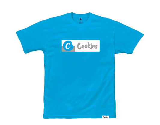 Cookies Montecito Logo Carolina Blue/White Men's Tee Shirt 1540T3642-CAR