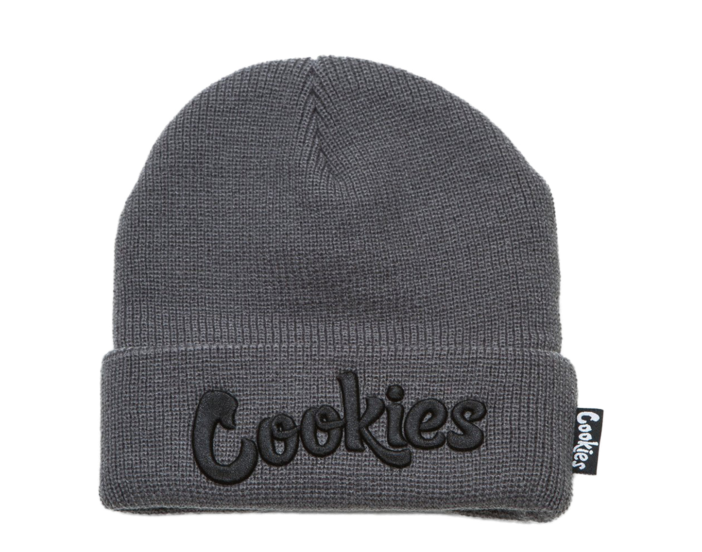 Cookies Original Logo Thin Mint Knit Beanie Grey/Black Hat 1540X3739-HCB