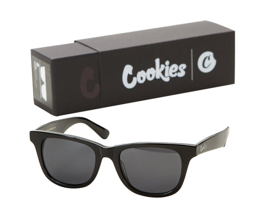 Cookies Original Logo Wayfarer UV Lens Black Sunglasses 1542A3922-BLK