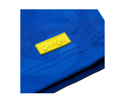 Cookies Floressence Cotton Repeated Logo Royal Blue Men's Shorts 1542B3872-BLU