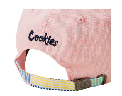 Cookies South Hampton Seersucker Patchwork Bill Pink Dad Hat 1542X3865-PNK