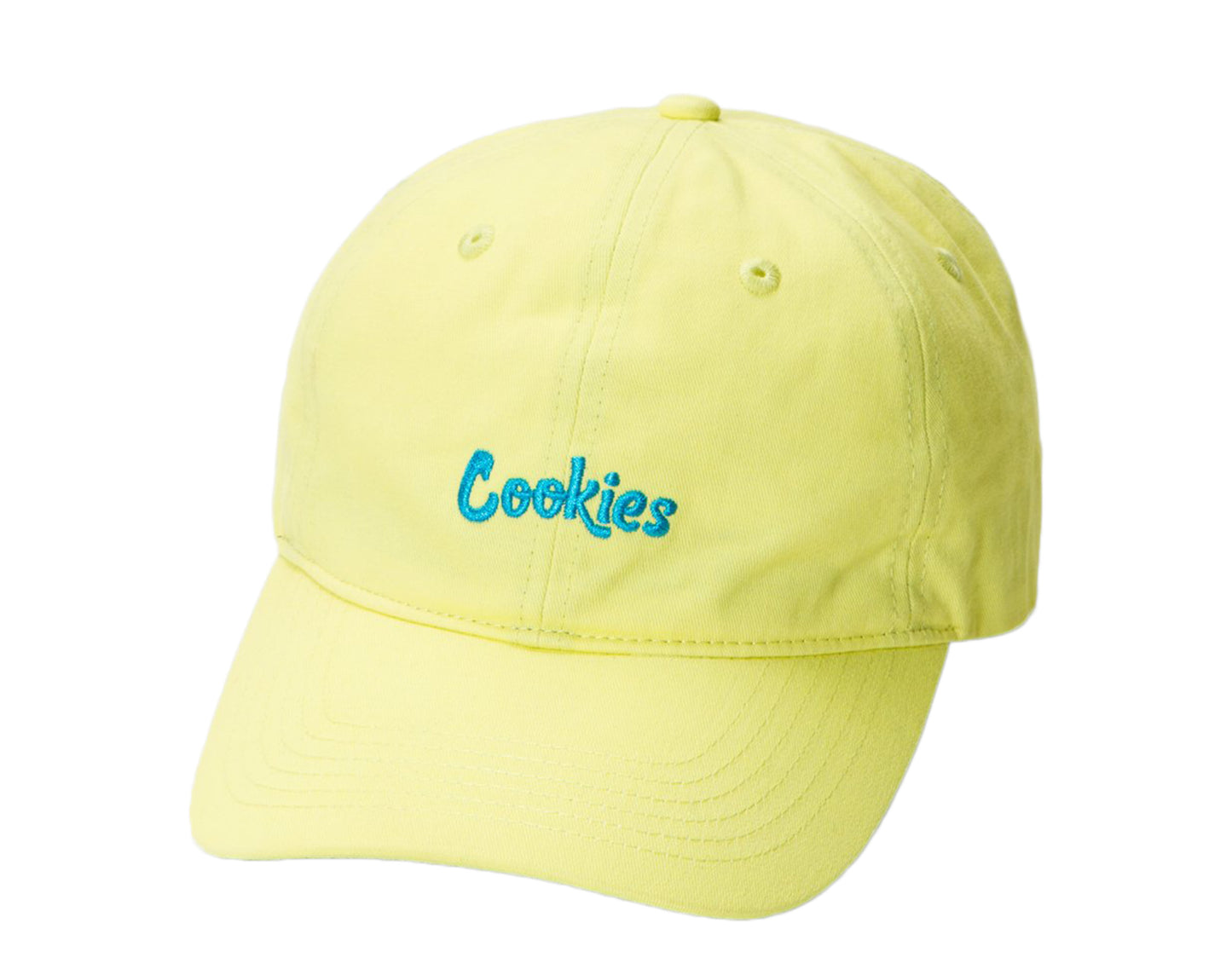 Cookies Original Logo Thin Mint Yellow/Blue Dad Hat 1542X3888-YLB