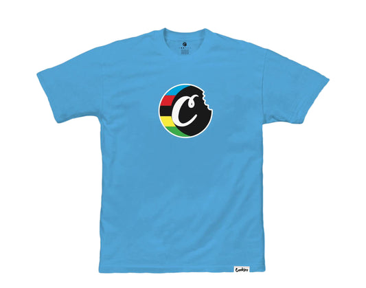 Cookies Tour De Fire C-Bite Logo Carolina Blue Men's Tee Shirt 1543T3978-CAR