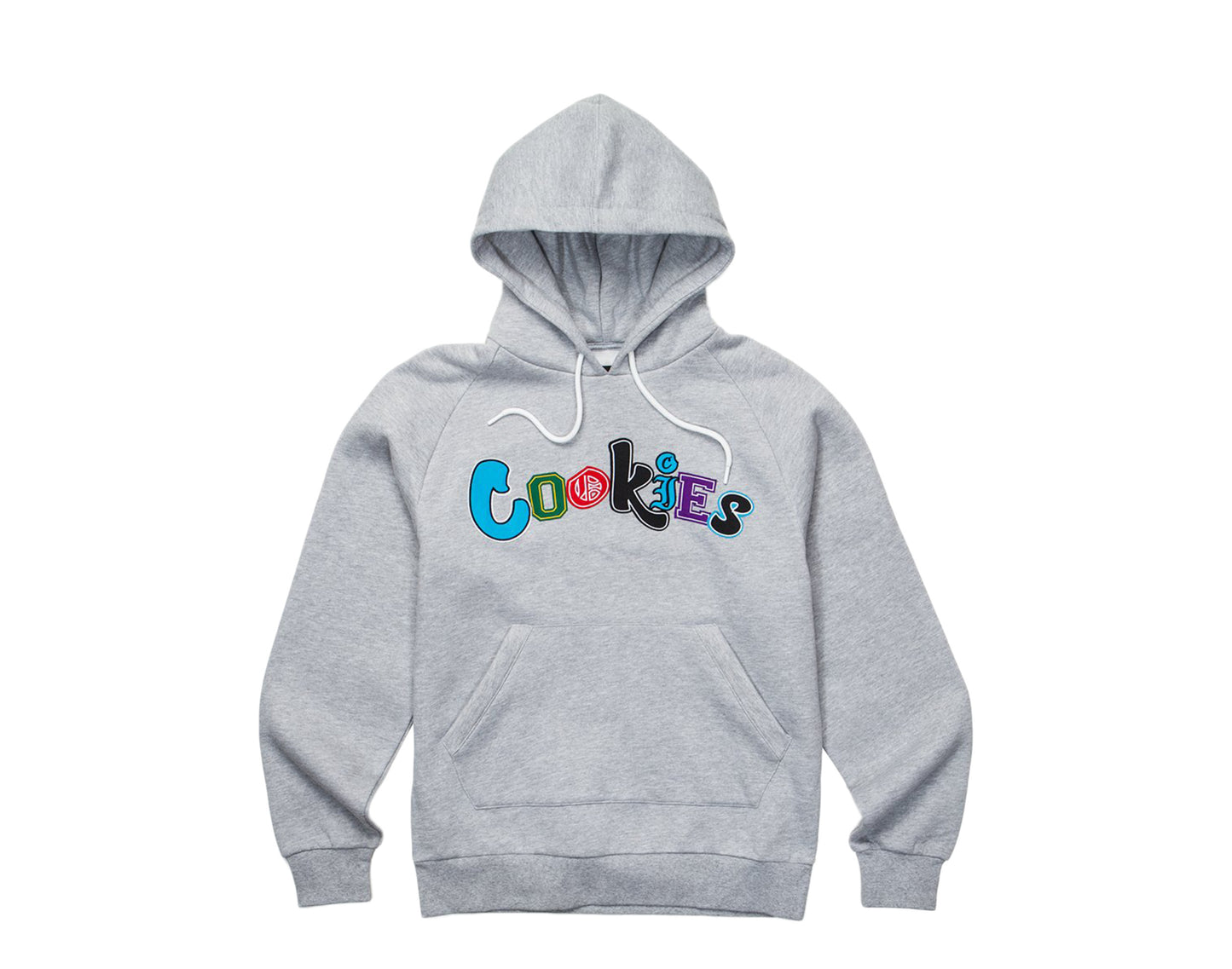 Cookies City Limits Fleece Pullover Printed Applique Grey Hoodie 1545H4109-HGY