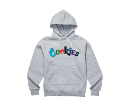 Cookies City Limits Fleece Pullover Printed Applique Grey Hoodie 1545H4109-HGY