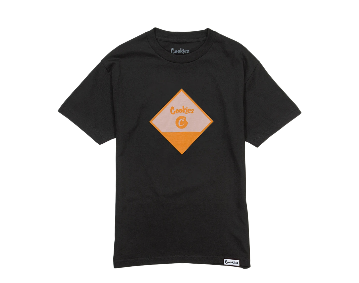 Cookies Botanical Logo Black/Orange Men's Tee Shirt 1545T4099-BLK