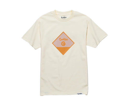 Cookies Botanical Logo Cream/Orange Men's Tee Shirt 1545T4099-CRM