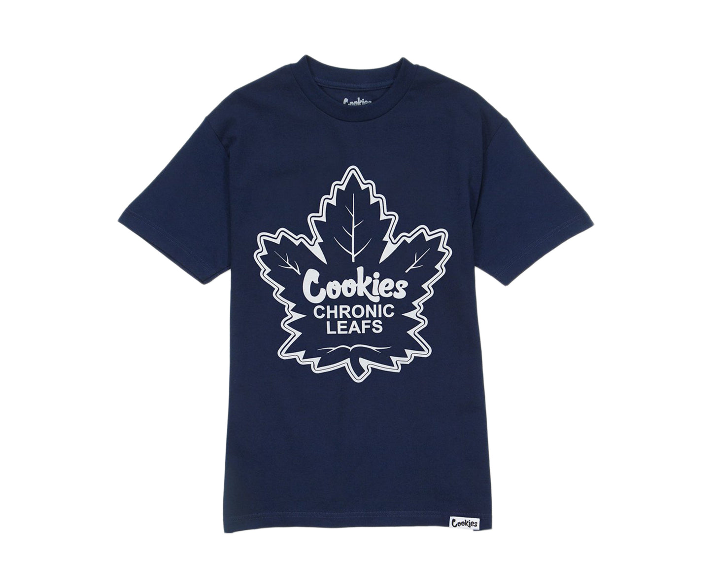 Cookies Chronic Leafs Navy Blue Men's Tee Shirt 1545T4189-NAV